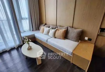Stylish modern living room with cozy seating and elegant decor
