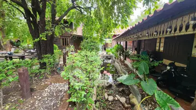 Charming rustic property with lush garden and traditional architecture, perfect for nature lovers.