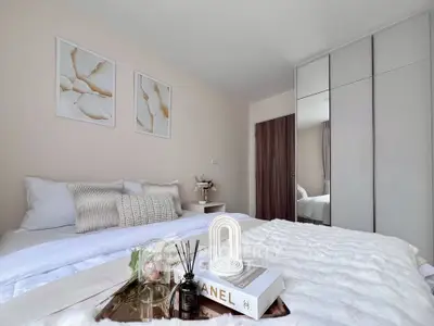 Luxurious bedroom with elegant decor and modern furnishings