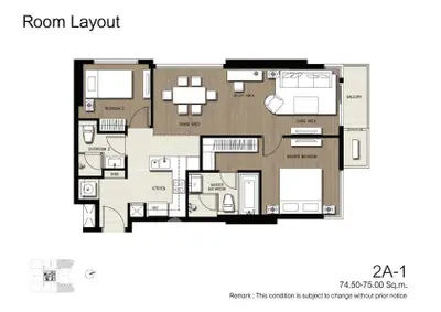  2 Bedrooms Condo at Keyne By Sansiri-2