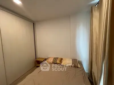 Cozy bedroom with minimalist design and neutral tones