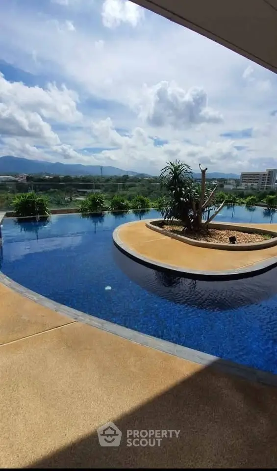 Luxurious rooftop pool with stunning panoramic views and modern design.