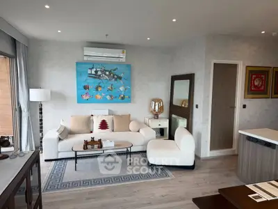 Modern living room with stylish decor and comfortable seating