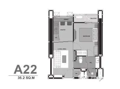  1 Bedroom Condo at Rhythm Sukhumvit 44 1-5