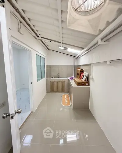 Bright kitchen with sleek design and modern appliances