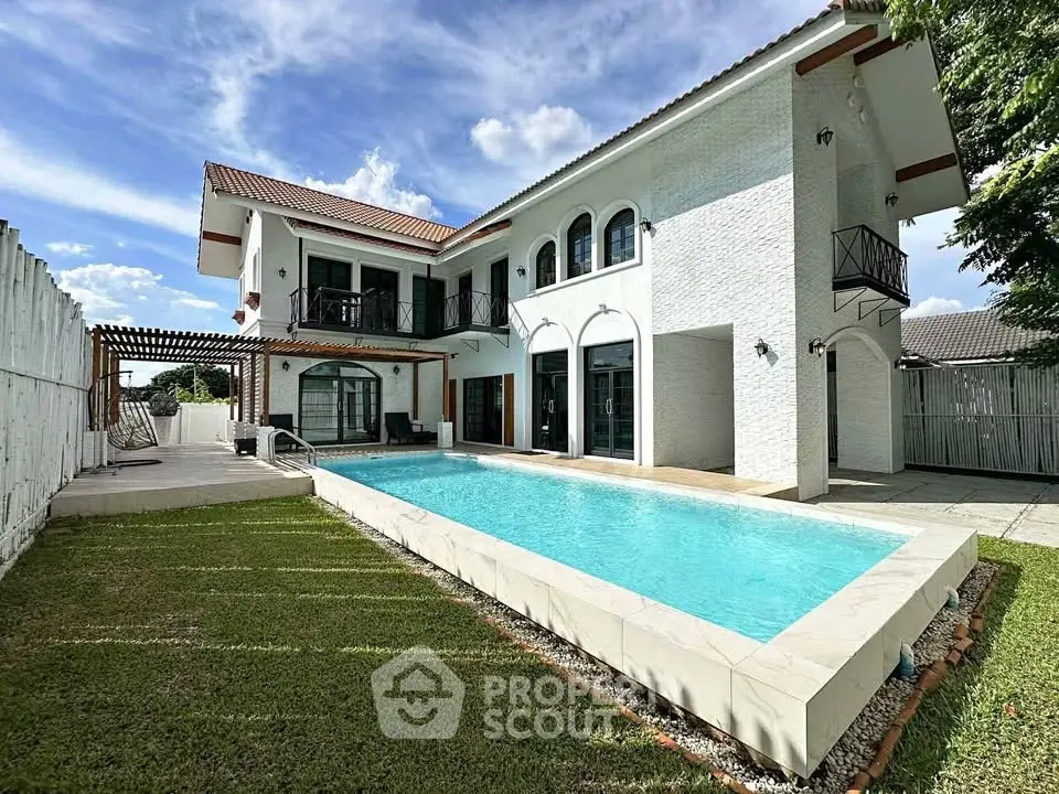 Luxurious two-story villa with private pool and spacious garden
