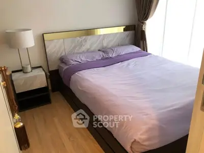 Cozy bedroom with elegant decor and natural light