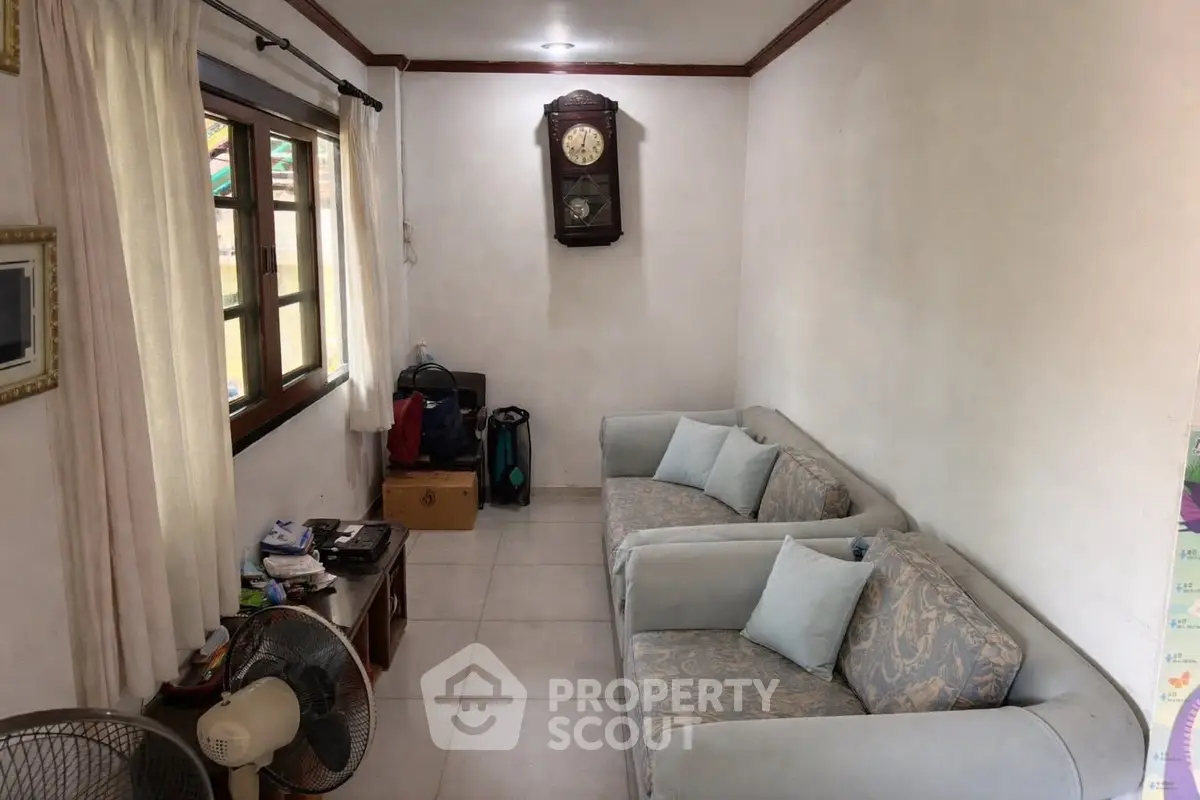 Cozy living room with classic decor and comfortable seating