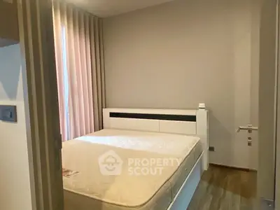 Cozy bedroom with modern design and natural light