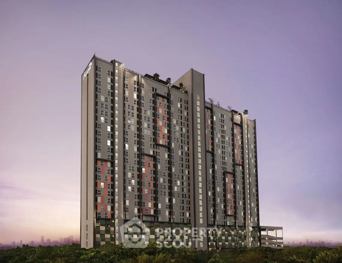 Stunning modern skyscrapers against a vibrant sky, showcasing urban architectural excellence.