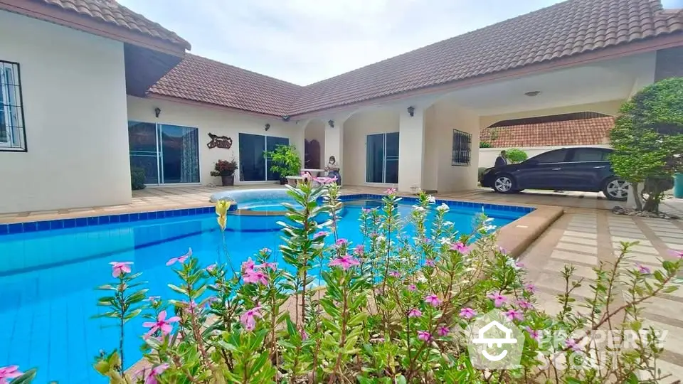 Charming villa with private pool and lush garden, perfect for luxury living.