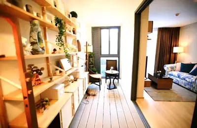 Stylish modern living room with open layout and elegant decor