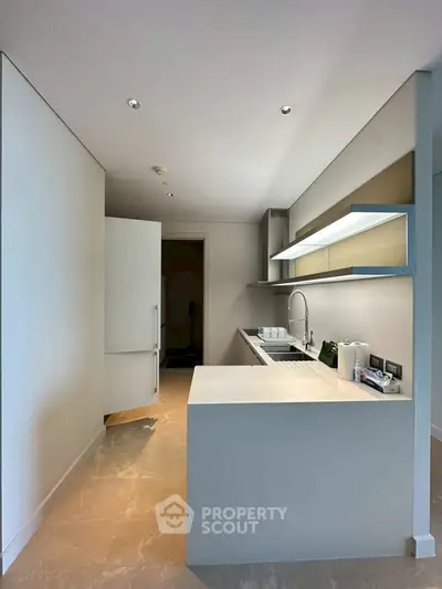 Modern kitchen with sleek design, featuring open layout and high-end appliances, perfect for culinary enthusiasts.