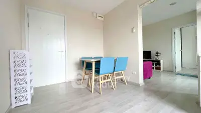 Modern apartment interior with dining area and stylish decor