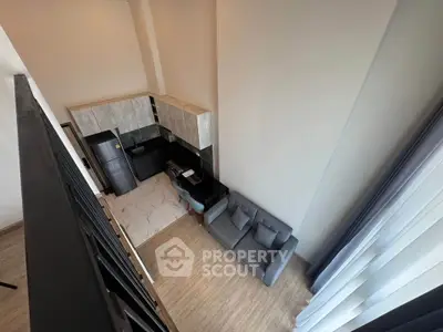 Modern loft apartment with open kitchen and cozy living area