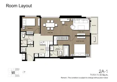  2 Bedrooms Condo at Keyne By Sansiri-2