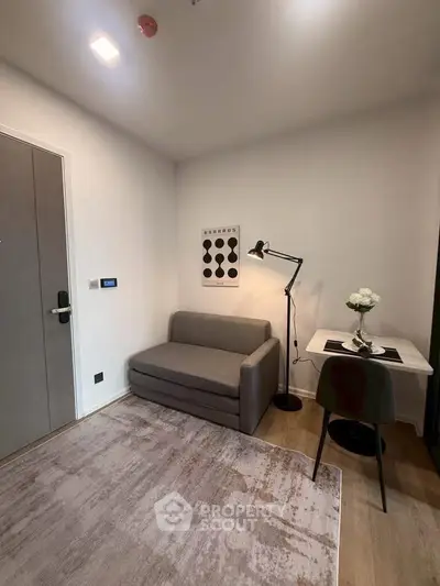 Cozy modern living room with stylish decor and comfortable seating