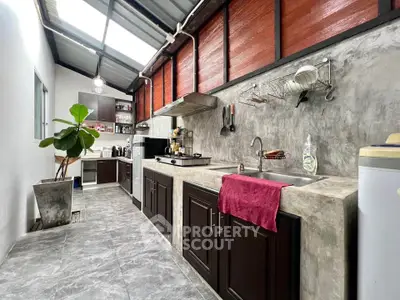 Modern kitchen with open layout and sleek design