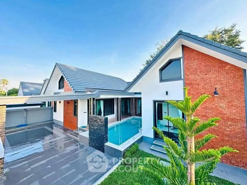 Stunning modern home with pool and sleek design, perfect for luxury living.