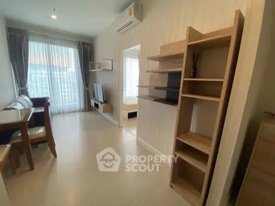 Modern living room with open layout and natural light