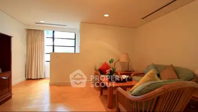 Cozy living room with natural light and stylish furniture