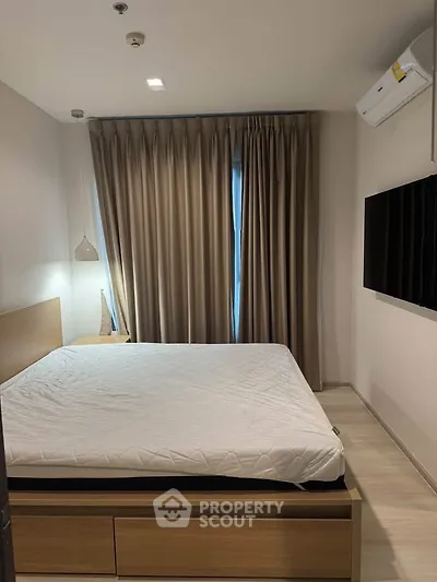 Modern bedroom with cozy lighting and stylish decor