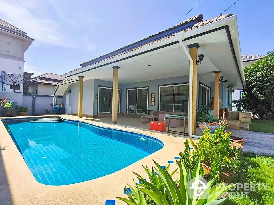 Stunning villa with private pool and spacious outdoor area for luxurious living.