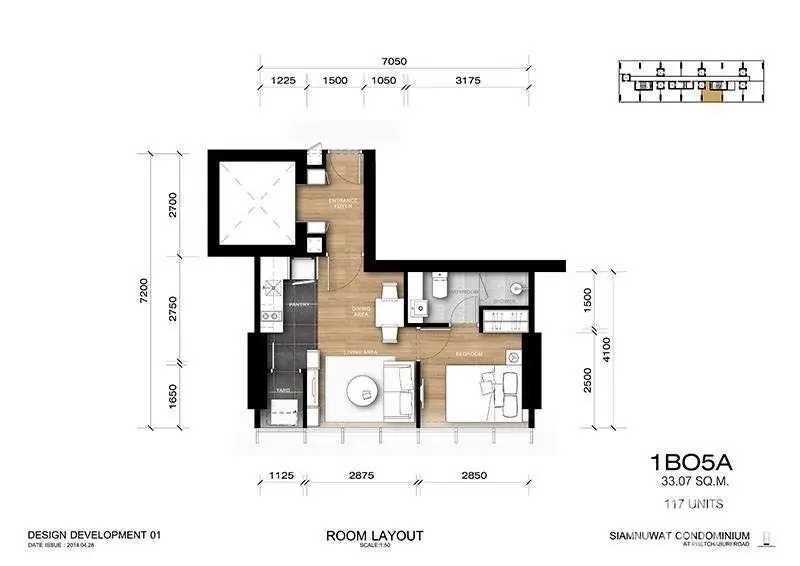  1 Bedroom Condo at Wish Signature Midtown Siam-1