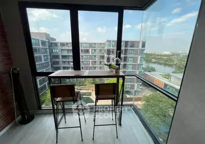 Modern apartment with stunning river view and floor-to-ceiling windows