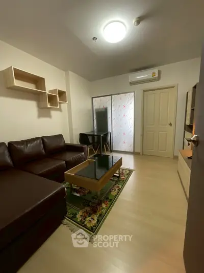 Cozy living room with modern furniture and stylish decor