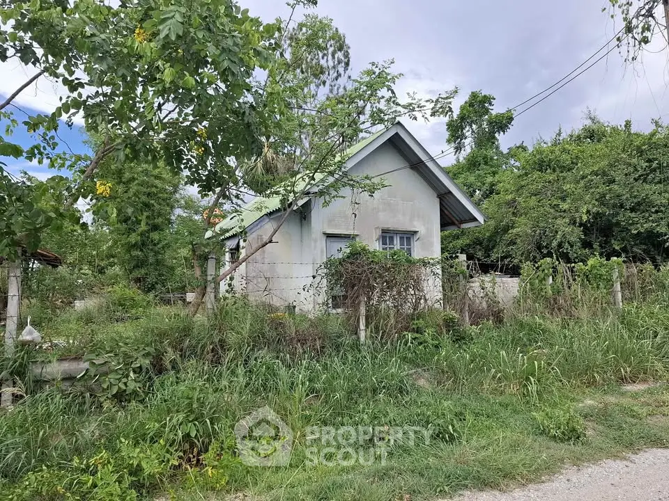 Charming rustic house surrounded by lush greenery, perfect for nature lovers seeking tranquility.