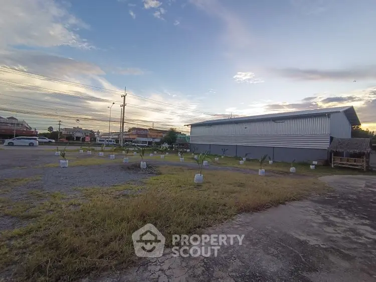 Spacious commercial lot with potential for development in prime location.