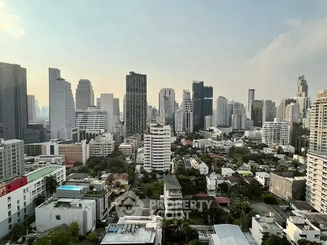 Stunning cityscape view showcasing modern skyscrapers and urban landscape, perfect for real estate investment.