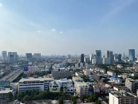 Stunning cityscape view showcasing urban skyline and architecture.