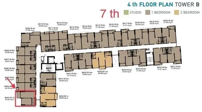  1 Bedroom Condo at Living Nest Ramkhamhaeng-1