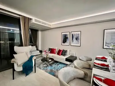 Modern living room with elegant decor and stylish furniture