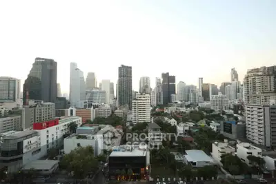 Stunning cityscape view showcasing modern skyscrapers and urban living in a vibrant city.