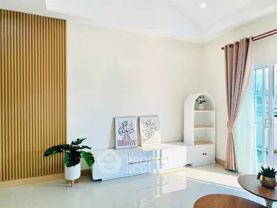 Bright modern living room with stylish decor and natural light