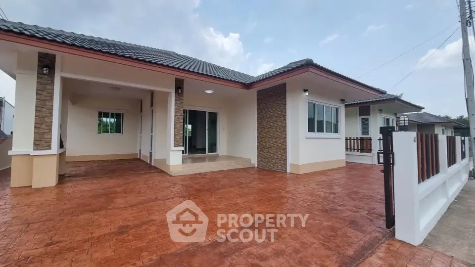 Spacious single-story home with modern design and large driveway