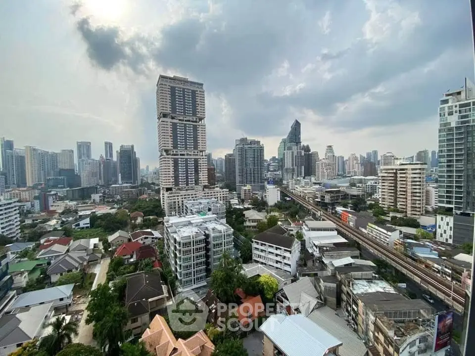 Stunning cityscape view showcasing modern skyscrapers and urban landscape, perfect for real estate investment.