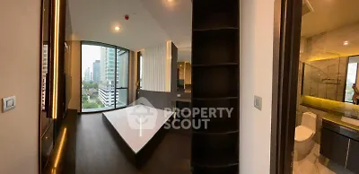 Luxurious modern apartment with panoramic city view and sleek interior design