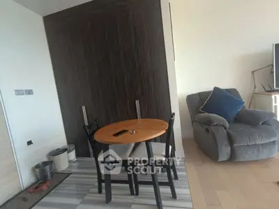 Cozy living room with modern furniture and stylish decor