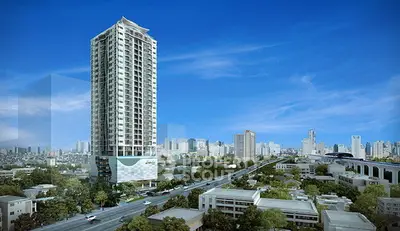 Stunning high-rise building with panoramic city views and modern architecture.