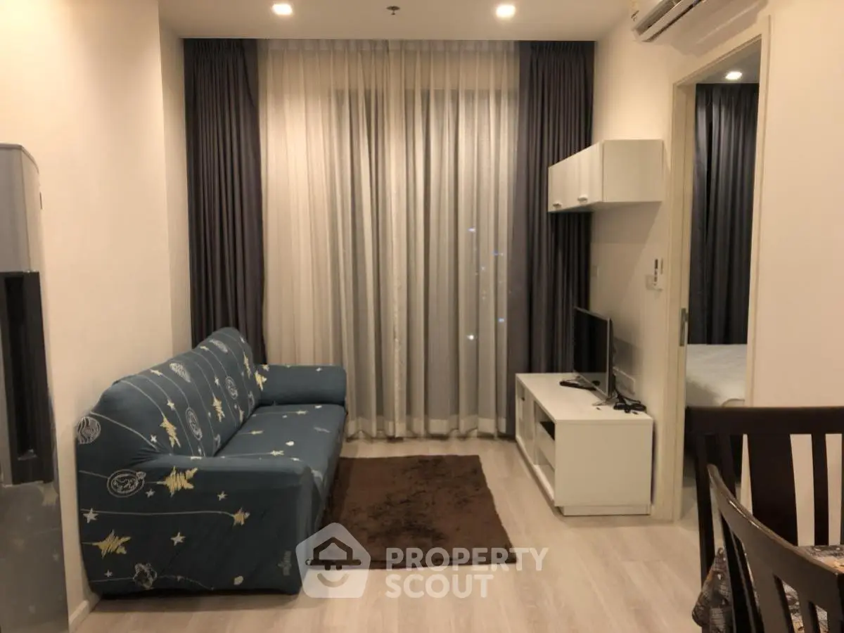 Cozy living room with modern furniture and stylish decor