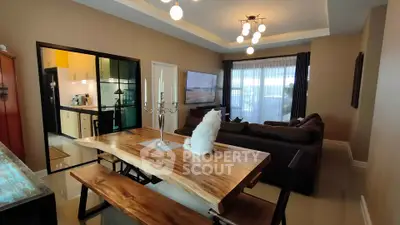 Spacious living room with modern decor and open layout