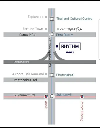  1 Bedroom Condo at Rhythm Asoke-2