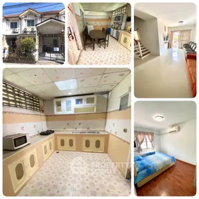 Charming townhouse with spacious kitchen, cozy living room, and inviting bedroom, perfect for family living.