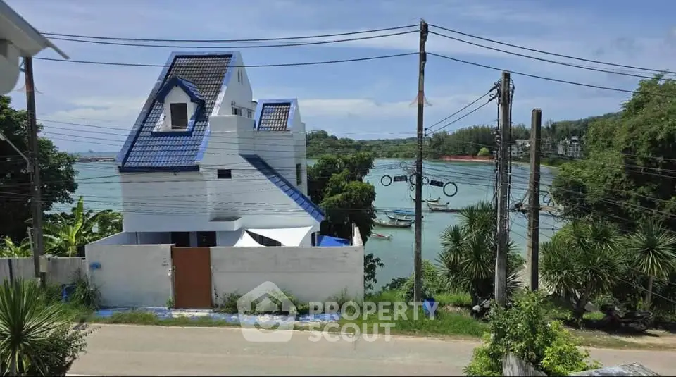 Stunning waterfront property with unique architecture and breathtaking ocean views.