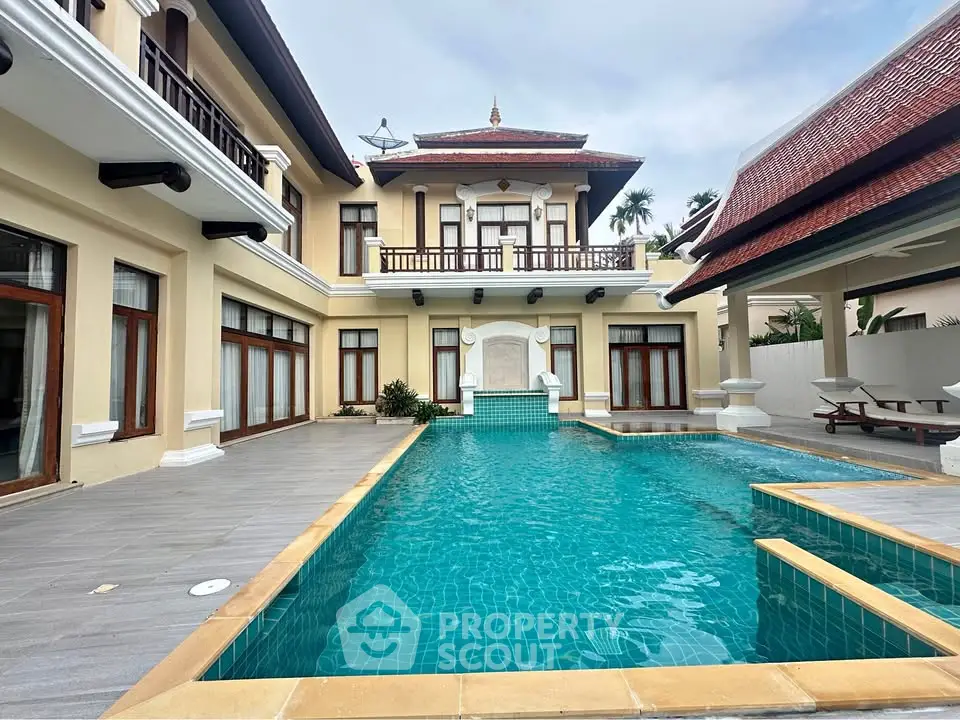 Luxurious villa with private pool and elegant architecture