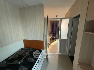 Cozy bedroom with modern decor and natural light